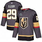 Vegas Golden Knights 29 Marc Andre Fleury Gray 2018 Stanley Cup Final Bound Adidas Jersey,baseball caps,new era cap wholesale,wholesale hats